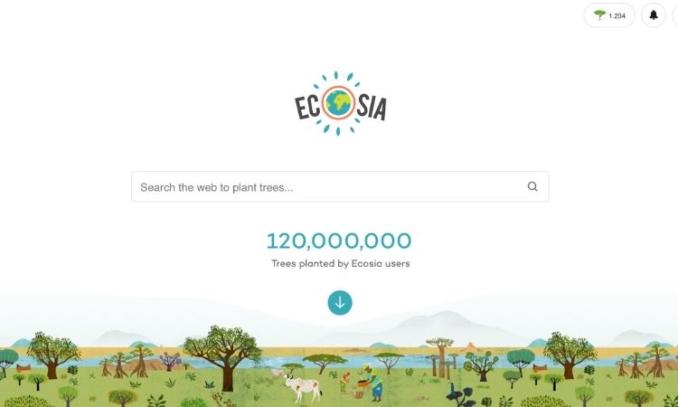 Ecosia The Search Engine That Plant Trees for free