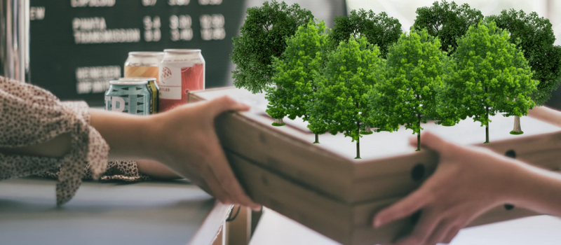 Social Contribution - Buying Products from Businesses that give back to the environment