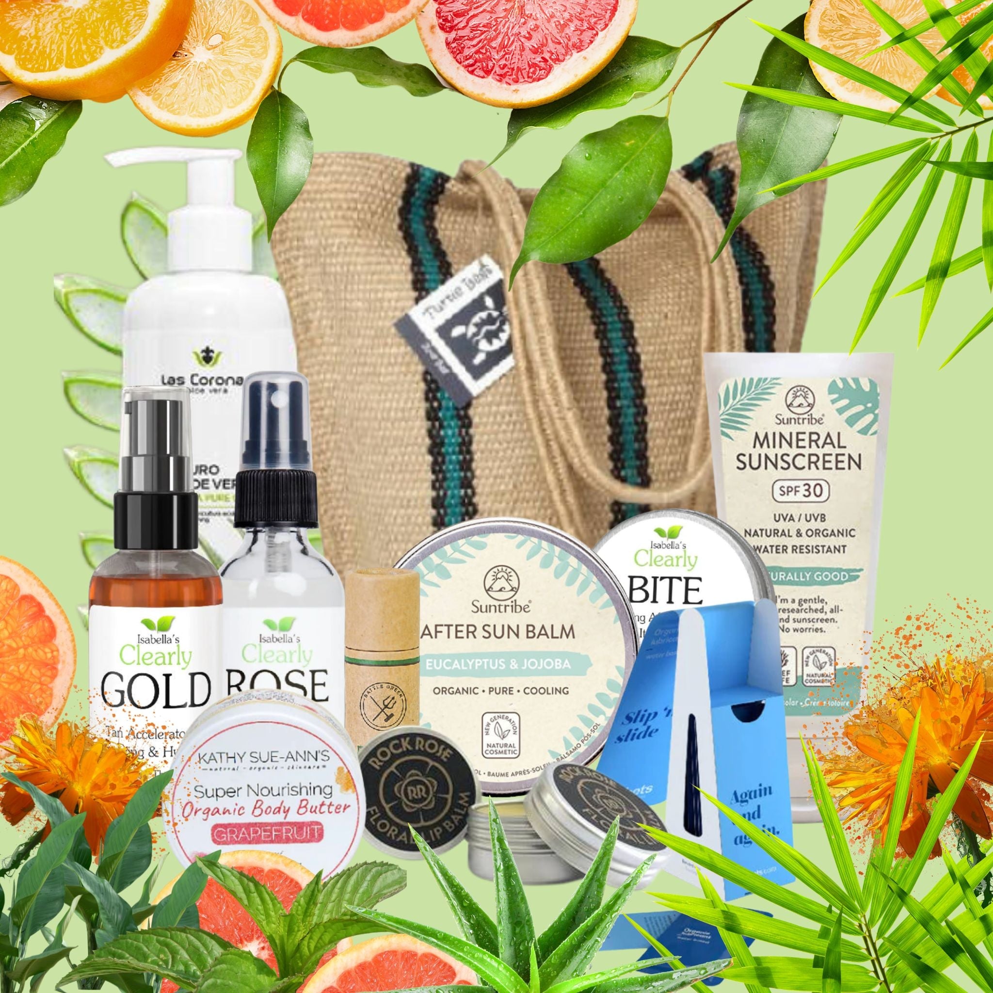 Woman sits in sand raised hands, happy natural summer image