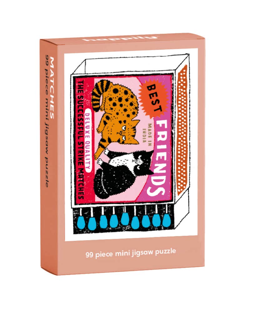 Matchbox Cats - 99 Piece Mini Jigsaw Puzzle