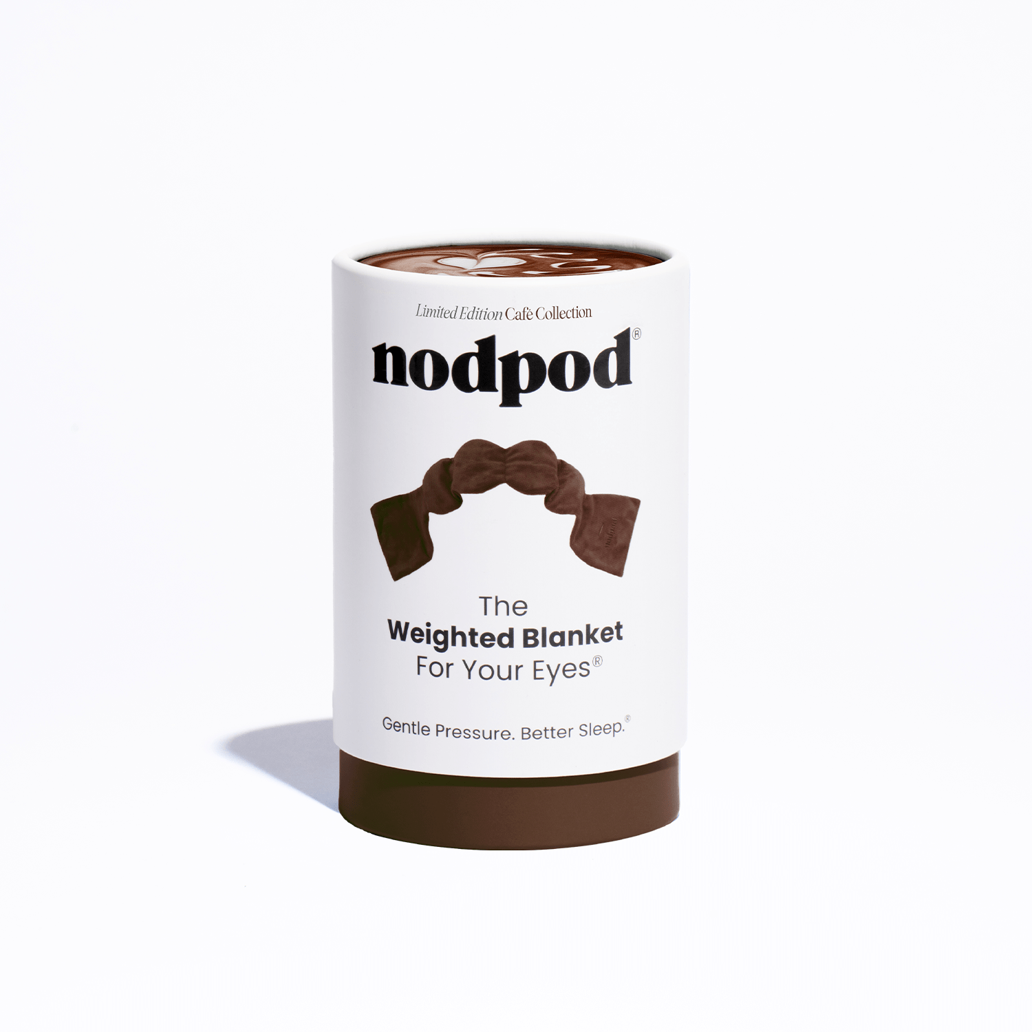 Nodpod - Espresso Weighted Sleep Mask - Eye Mask