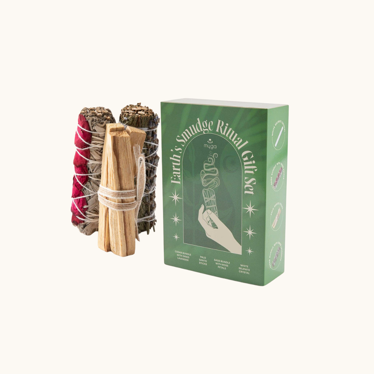 Earth’s Smudge Ritual Gift Set – Cleanse, Ground & Uplift