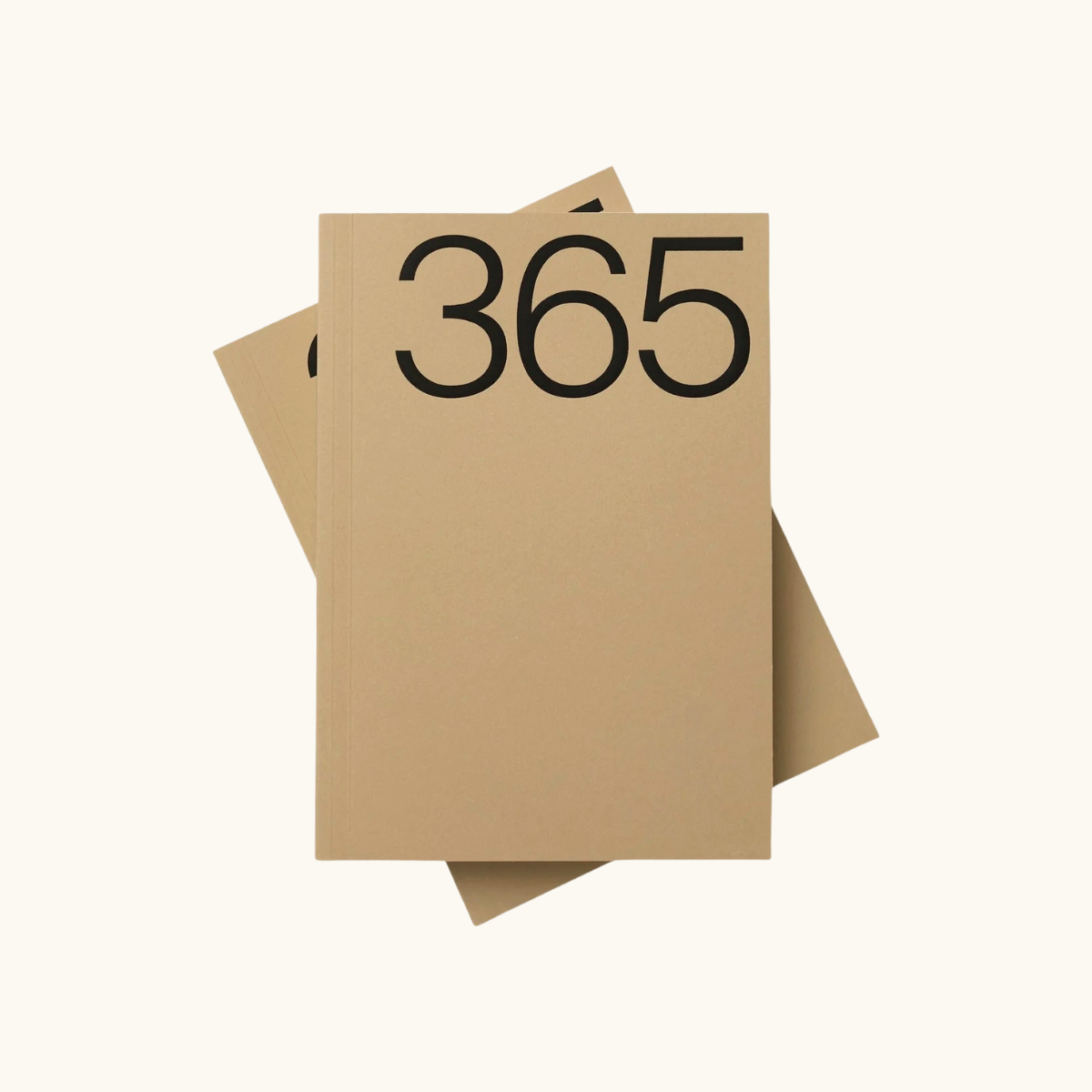 A5 365 Yearly Undated Planner - Brown