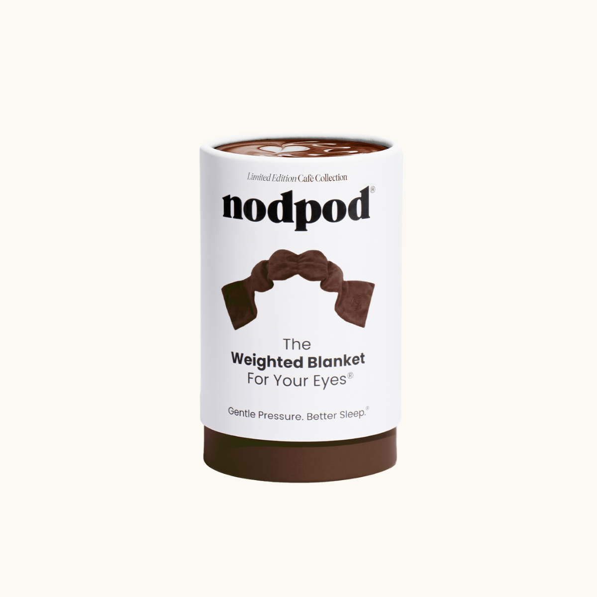 Nodpod - Espresso Weighted Sleep Mask - Eye Mask