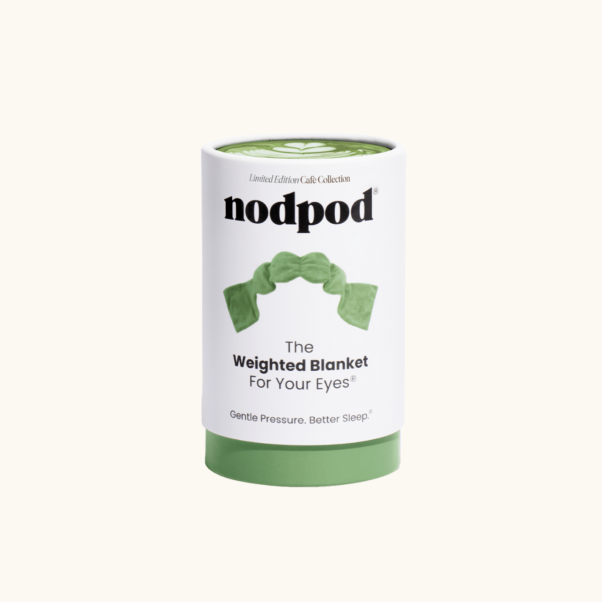 nodpod - Matcha Weighted Sleep Mask - Eye Mask