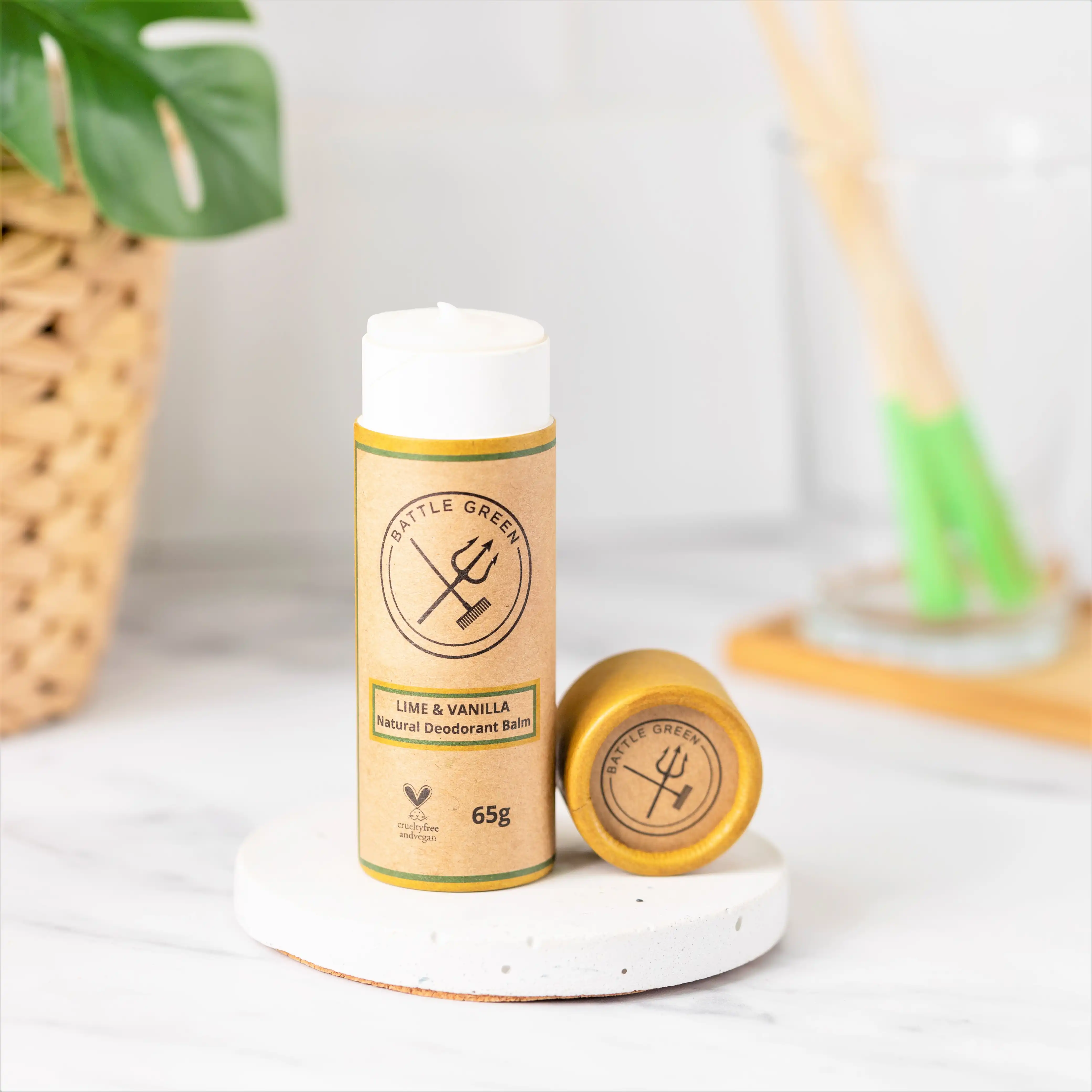 Natural Vegan Deodorant ~ Paper Tube