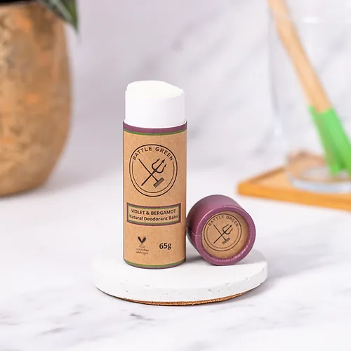 Natural Vegan Deodorant ~ Paper Tube