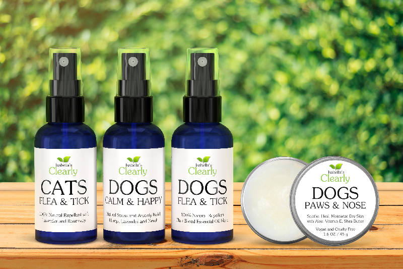 Clearly CALM & HAPPY, Calming Aromatherapy for Dogs with Hemp Oil