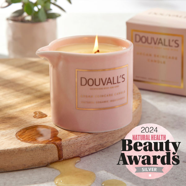 Douvall’s natural candle collection.