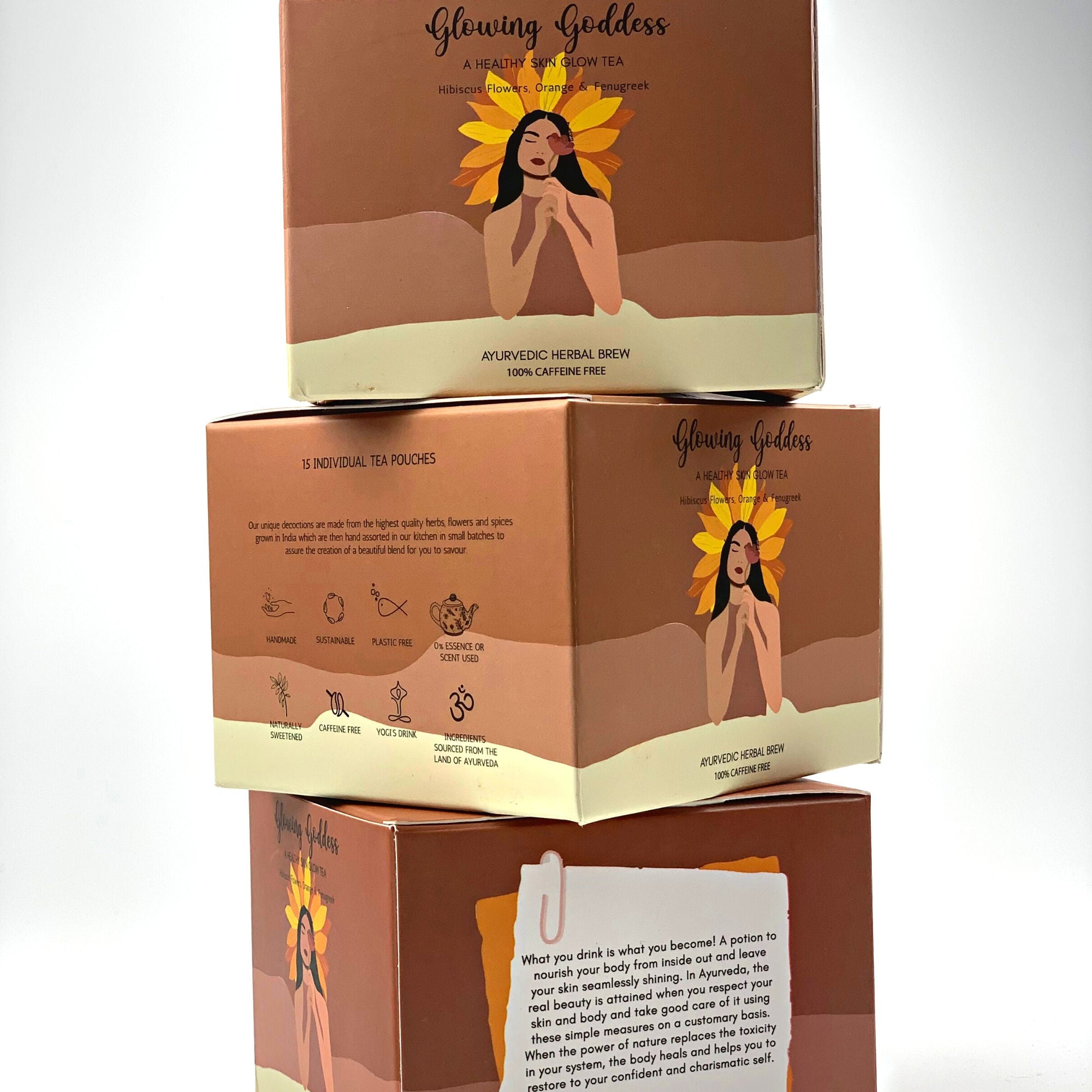 Glowing Goddess Tea - Hibiscus, Orange & Fenugreek