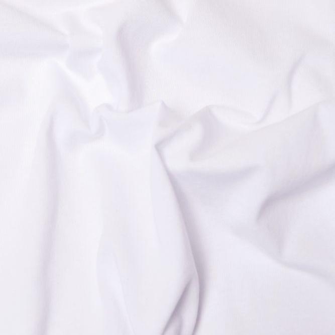 Organic Cotton Cropped Tank Top - White