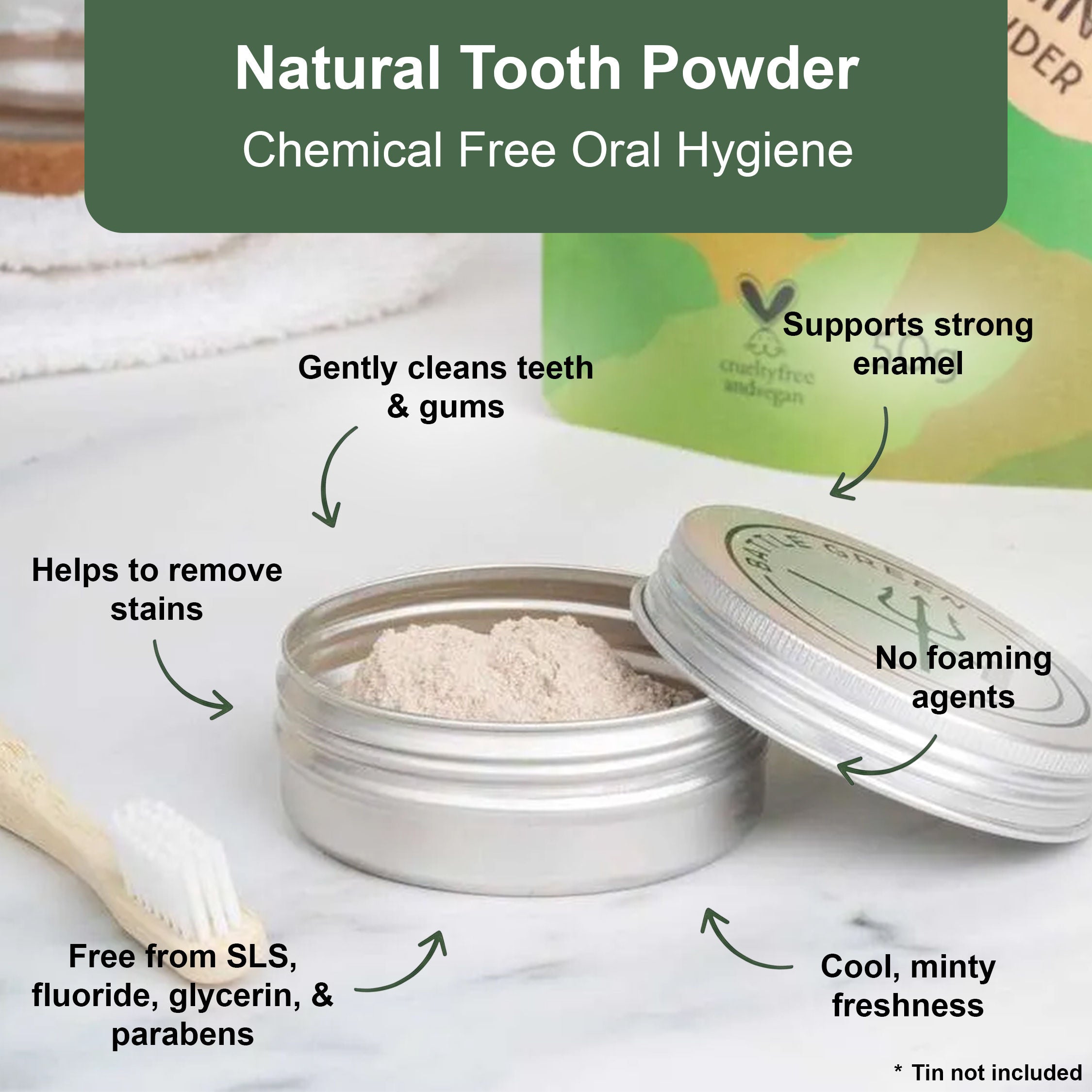Mineral-Rich Natural Toothpowder