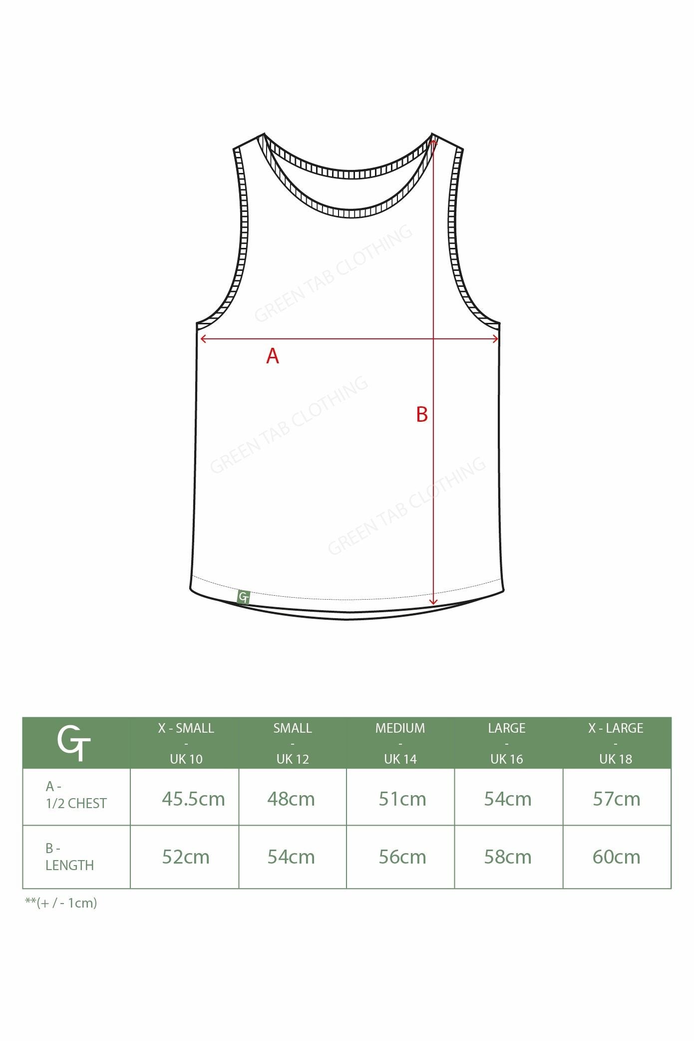 Organic Cotton Cropped Tank Top - White