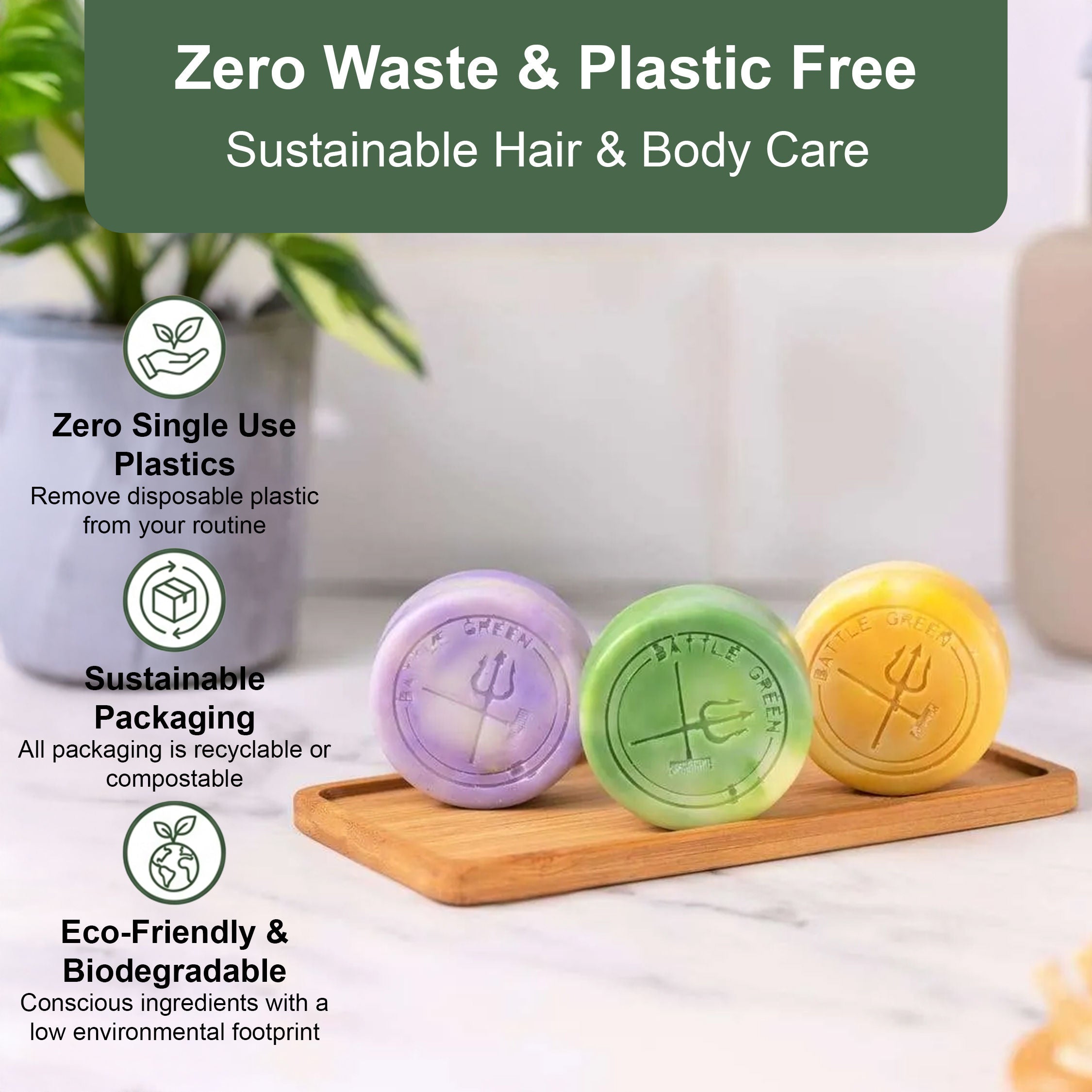 Natural Vegan Shampoo Bar - 55g