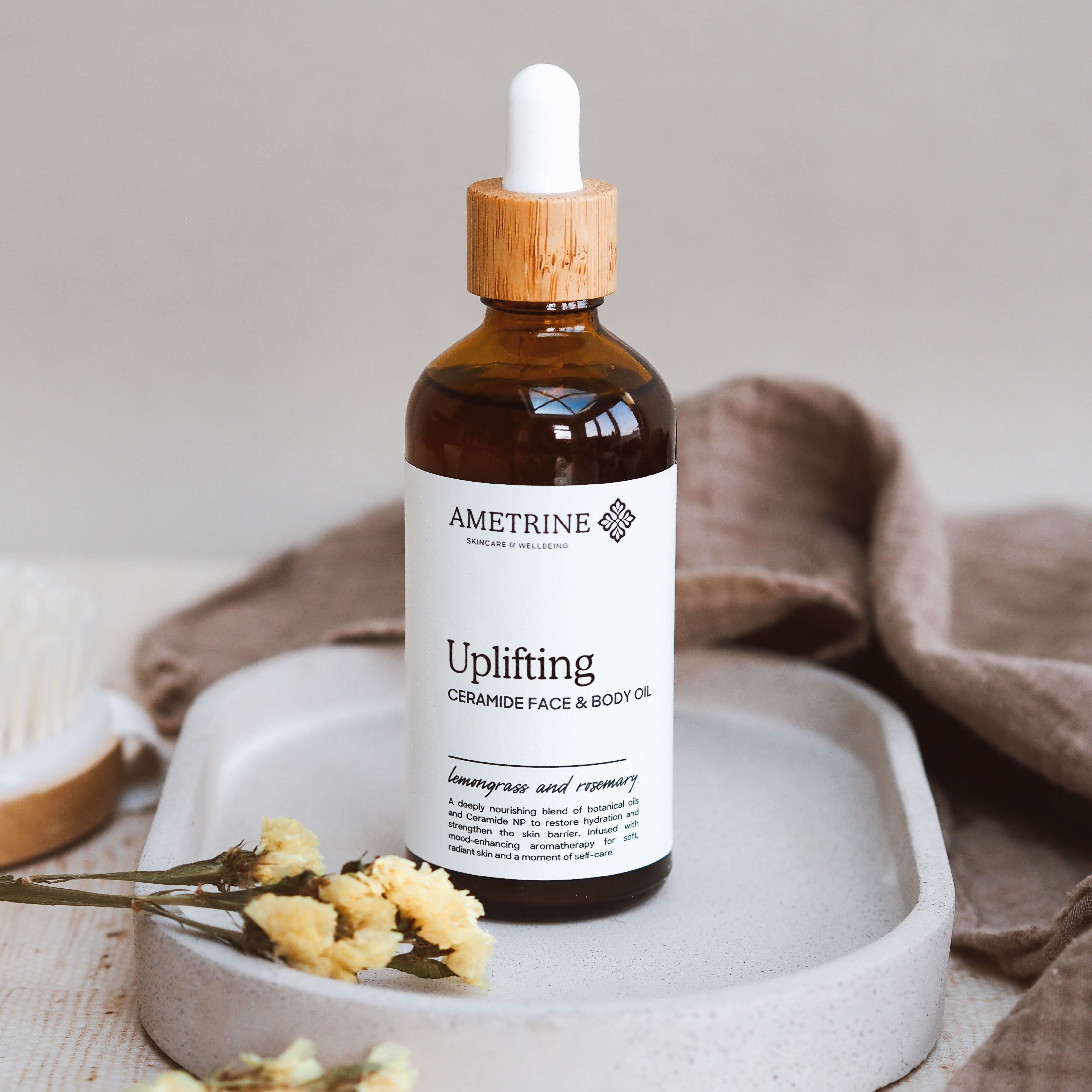 Uplifting Face & Body Oil - Lemongrass & Sandalwood