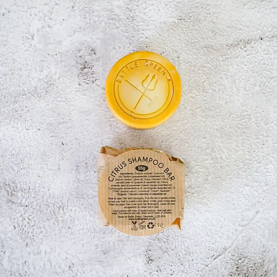 Natural Vegan Shampoo Bar - 55g