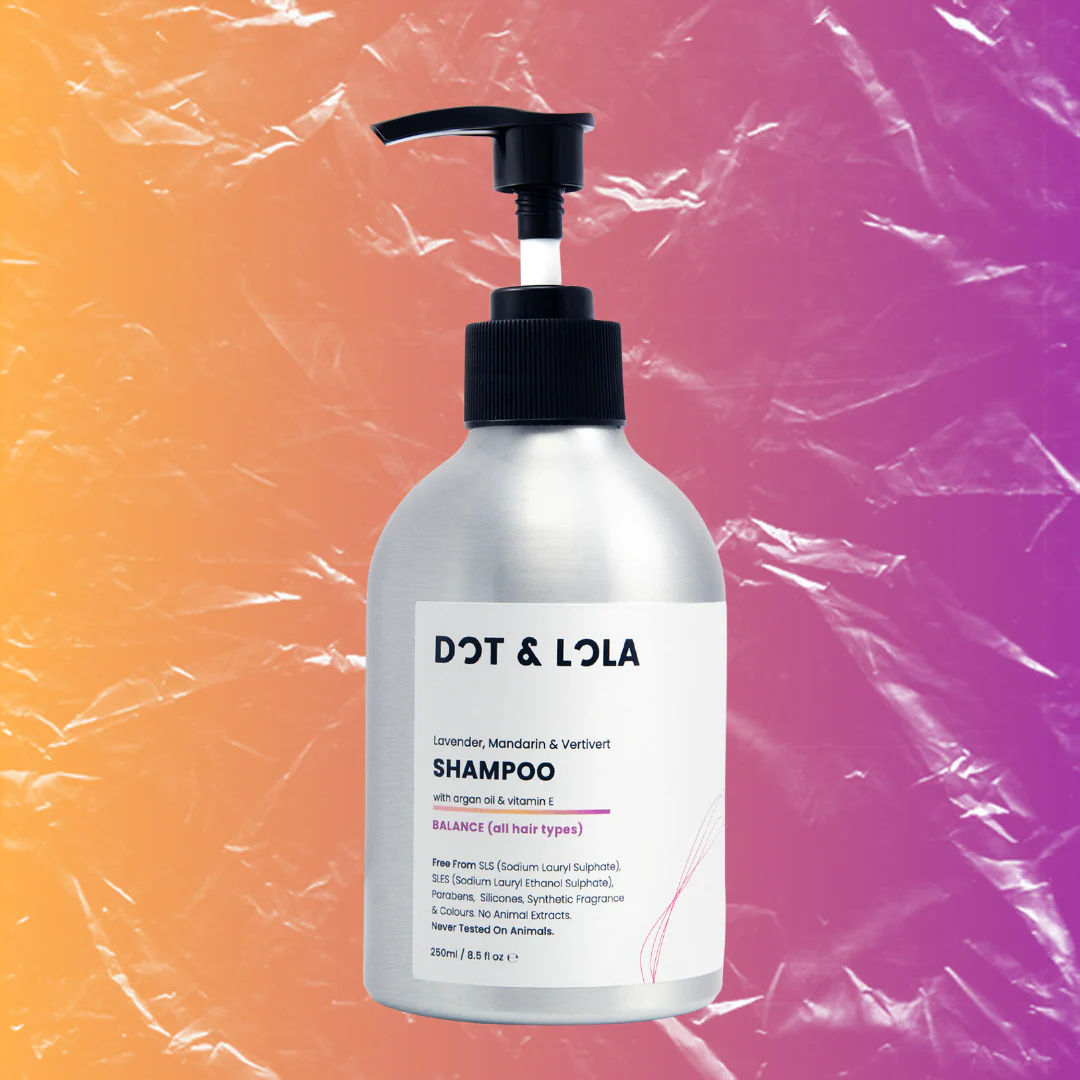 Natural Shampoo - Balance shine with Lavender, Mandarin and Vitamin E