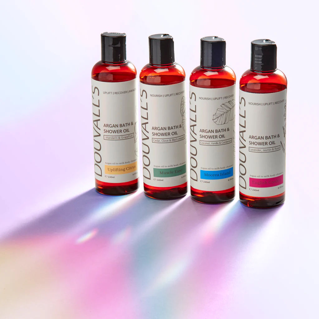 Argan Bath and Shower oil 240ml - Moorea Island | Luxurious and Nourishing Body Cleanser