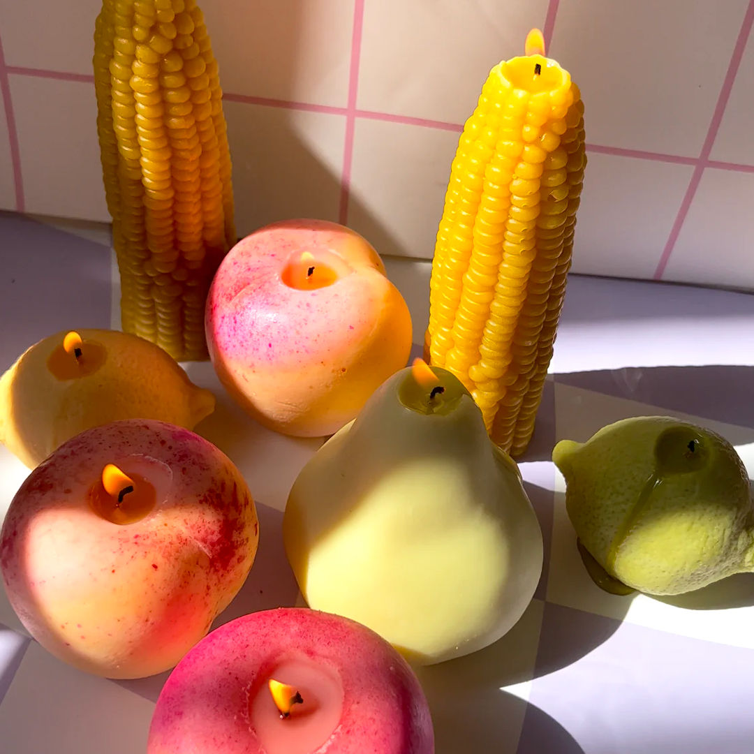 Corn on the Cob ~ Beeswax Candle