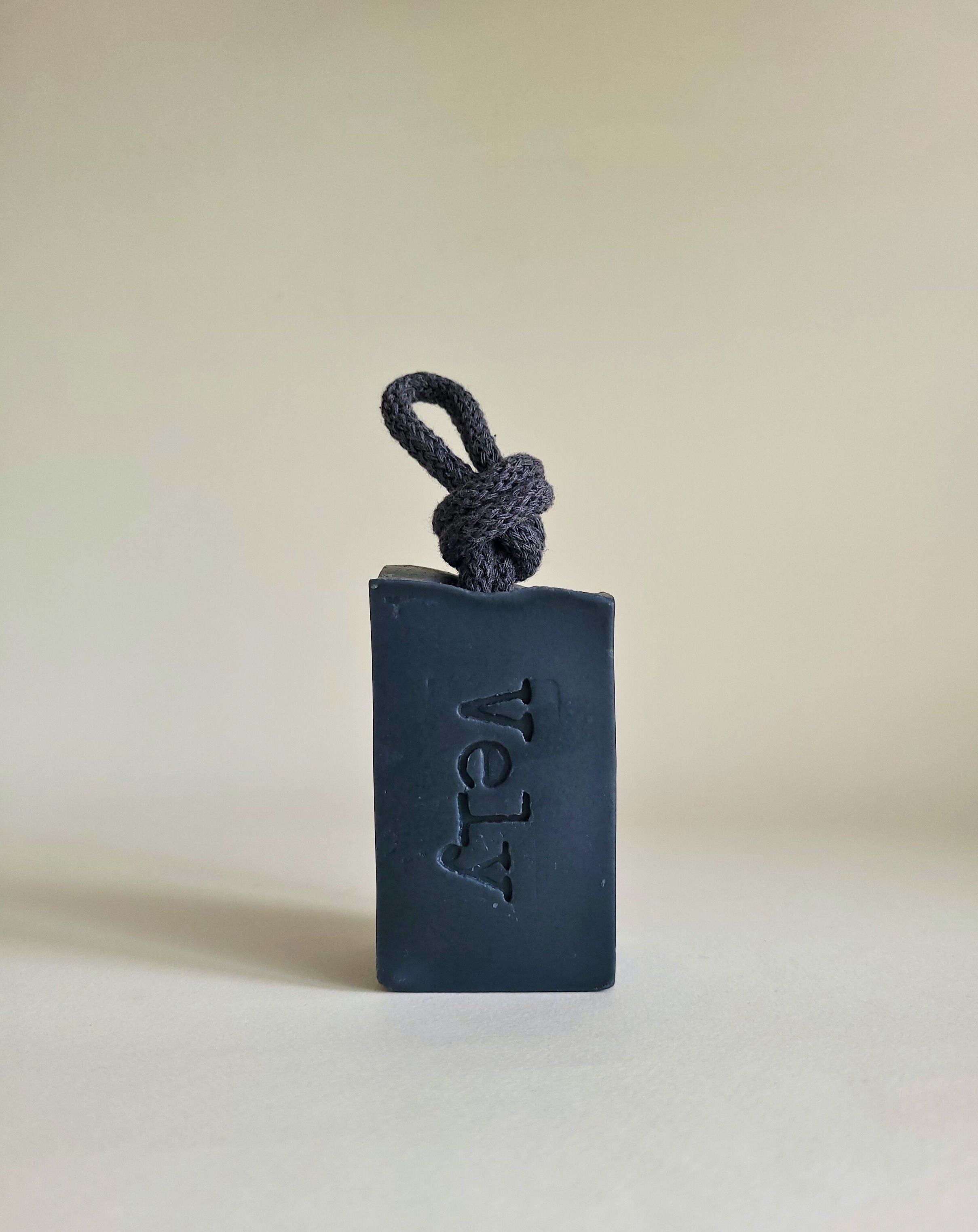 Natural Vegan Soap With Activated Charcoal "Black Rose"