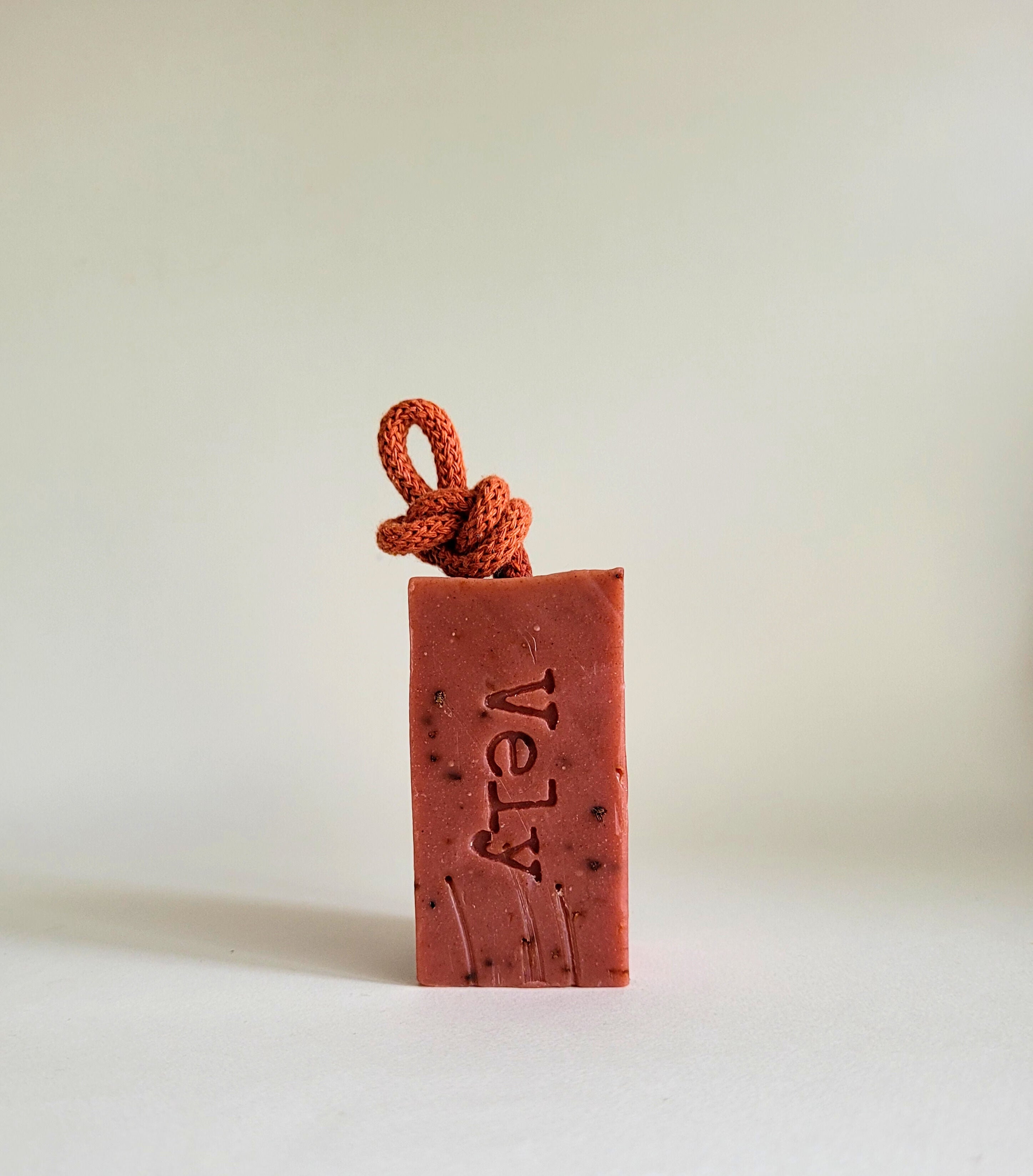 Natural Vegan Soap With Red French Clay And Lavender "Boudoir"