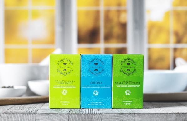 True Veda Digestion & Detox Bundle (Organic Amla, Green Tea Extract and Triphala)