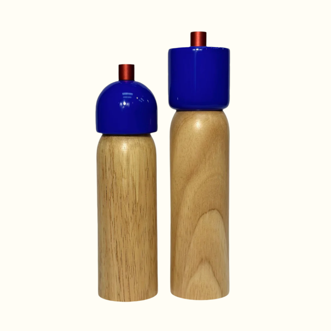 Salt & Pepper Grinder ~ Royal Blue & Red