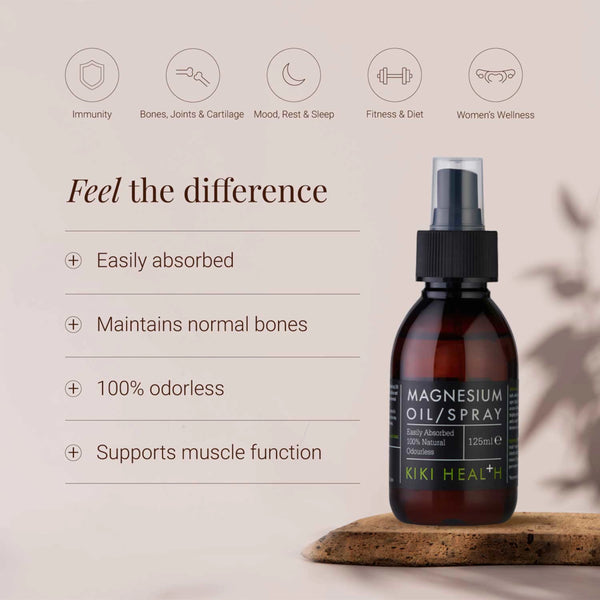 KIKI Health Magnesium Oil Spray - 125ml