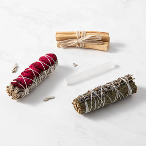Earth’s Smudge Ritual Gift Set – Cleanse, Ground & Uplift