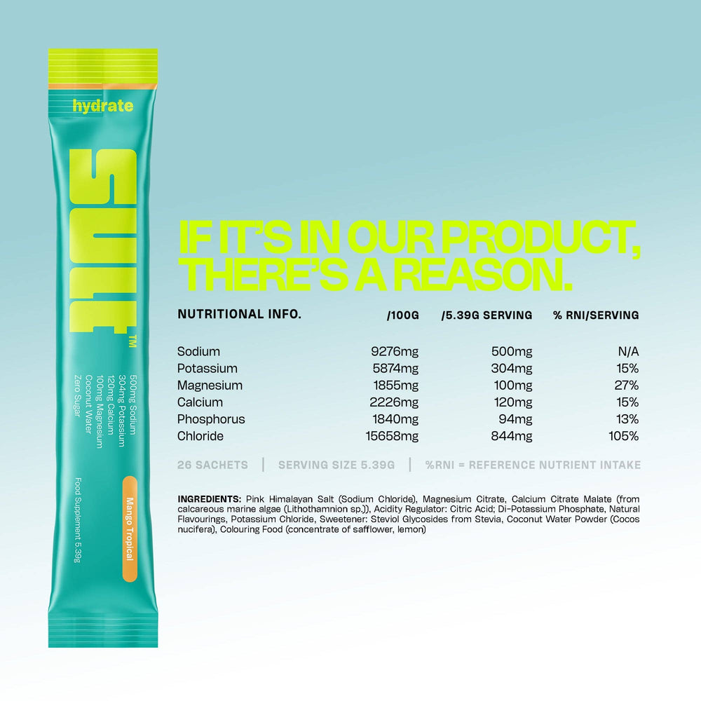 SULT  Electrolytes Mango Tropical