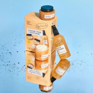 UpCircle Vegan Skincare Giftset  - Cleanse, Tone + Moisturise Set