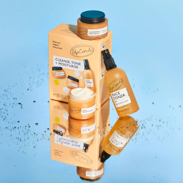 UpCircle Vegan Skincare Giftset  - Cleanse, Tone + Moisturise Set