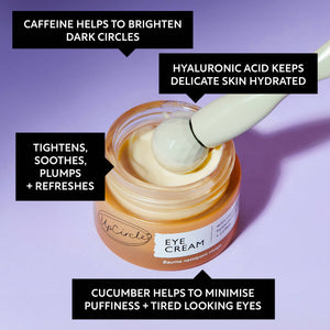 UpCircle Beauty - Vegan Hydrating Eye Cream with Hyaluronic Acid + Coffee Oil
