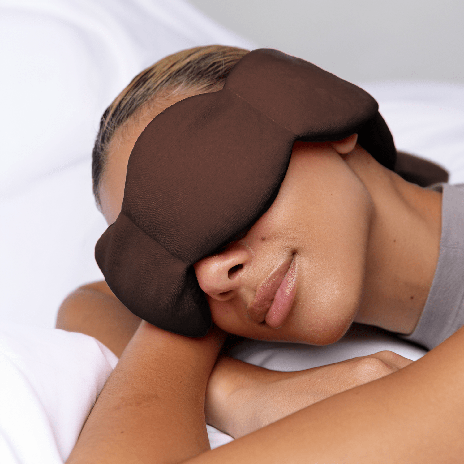 Nodpod - Espresso Weighted Sleep Mask - Eye Mask