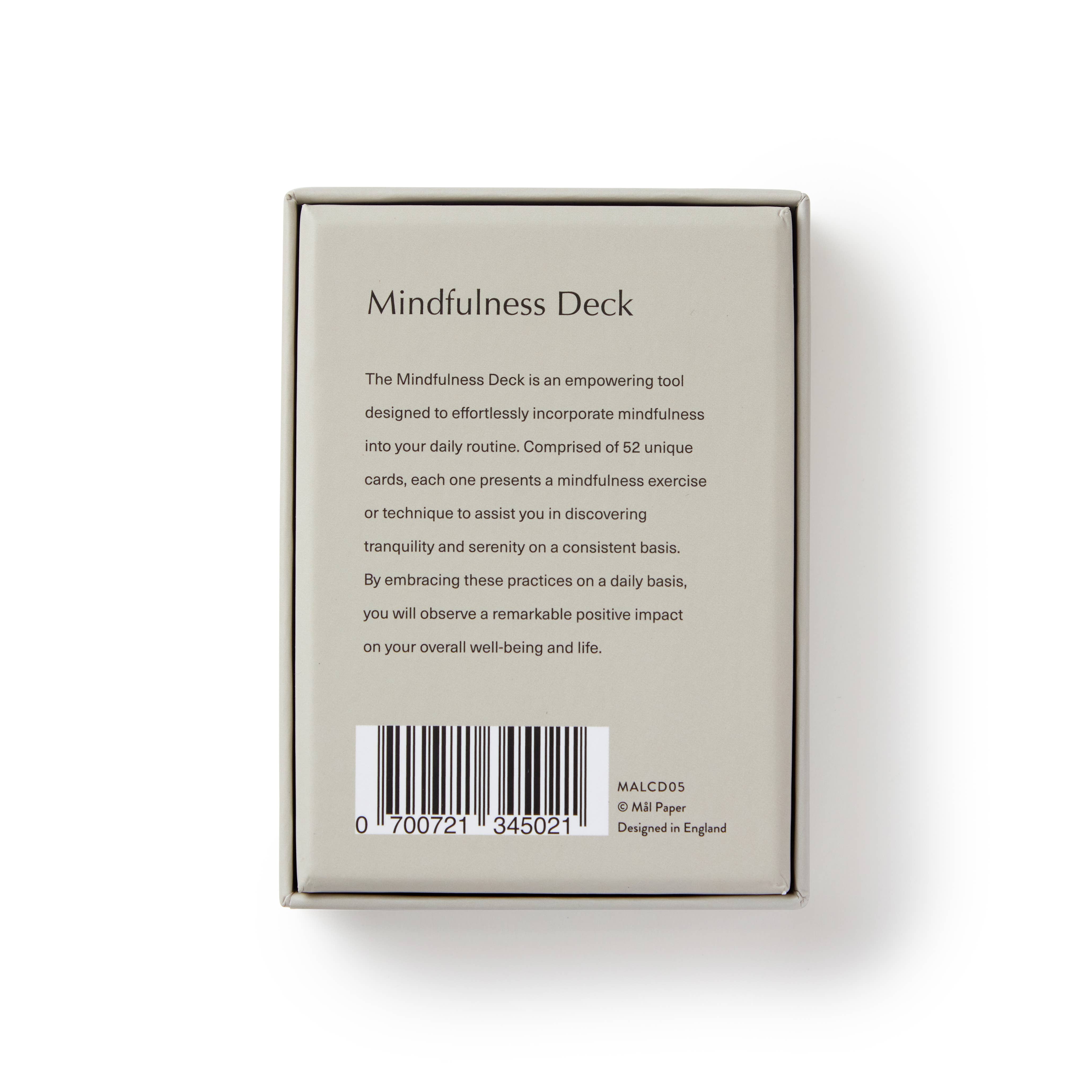 Mindfulness Meditation Card Deck