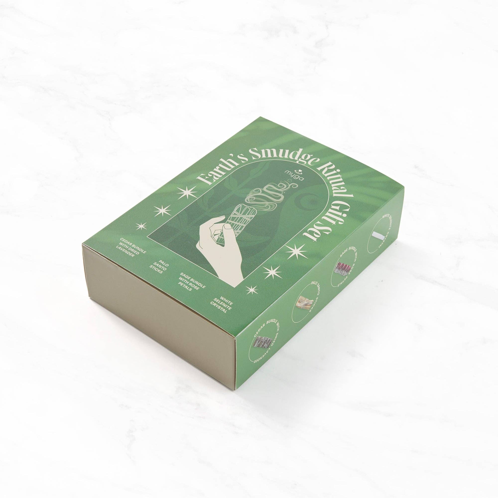 Earth’s Smudge Ritual Gift Set – Cleanse, Ground & Uplift