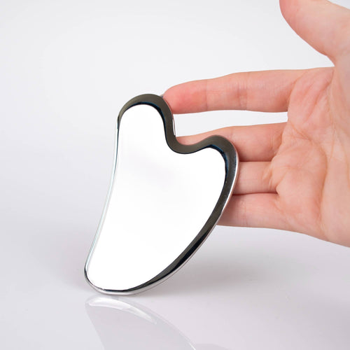UpCircle Beauty UK - Eco-Friendly Gua Sha - Zero Waste Metal Facial Massage Tool