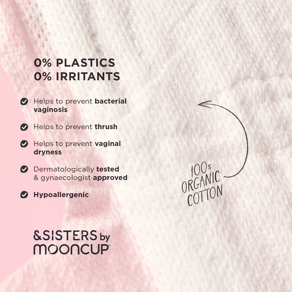 &SISTERS - Pads with Wings | Light (10 pack) | Plastic-free | Vegan