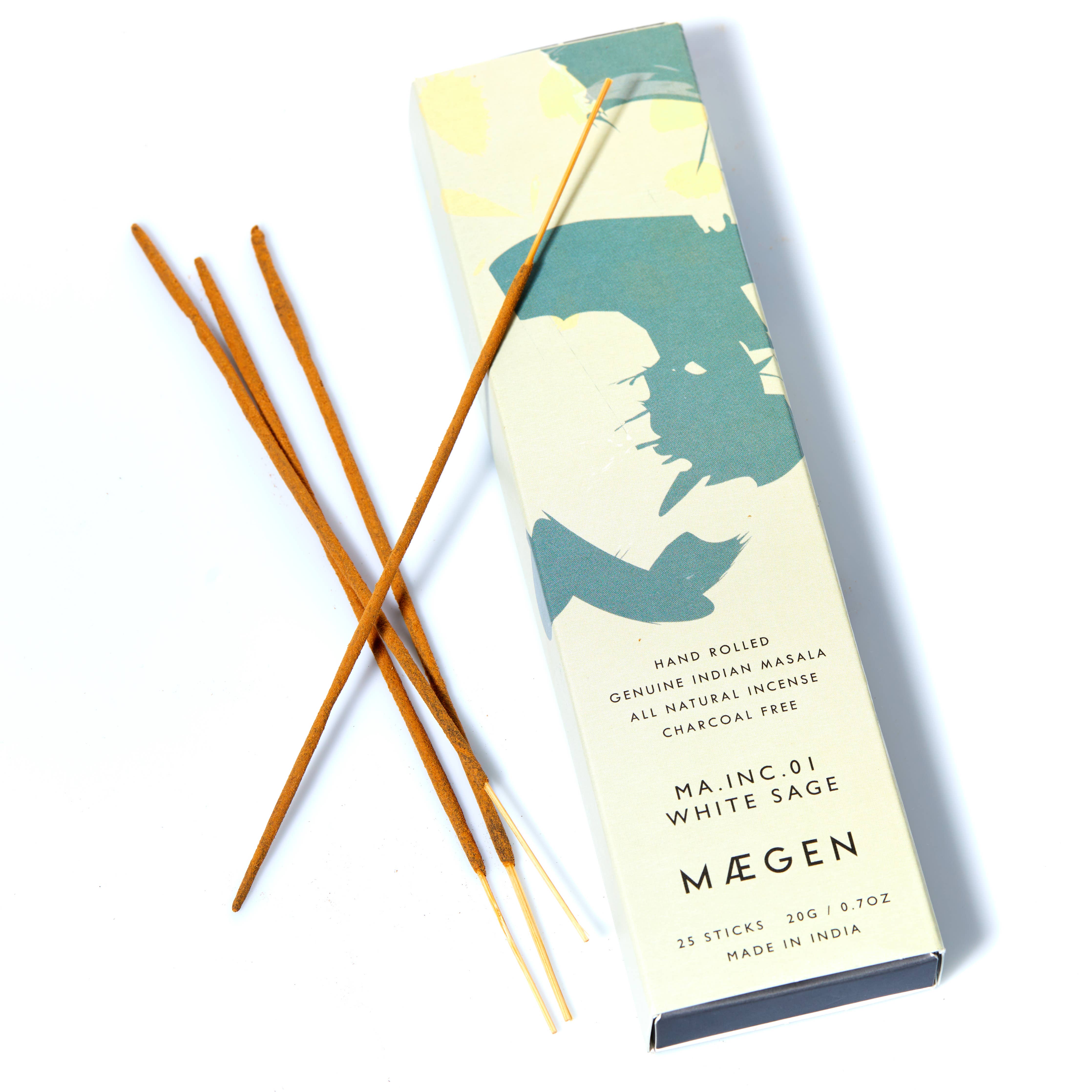 Hand Rolled Incense Sticks - White Sage