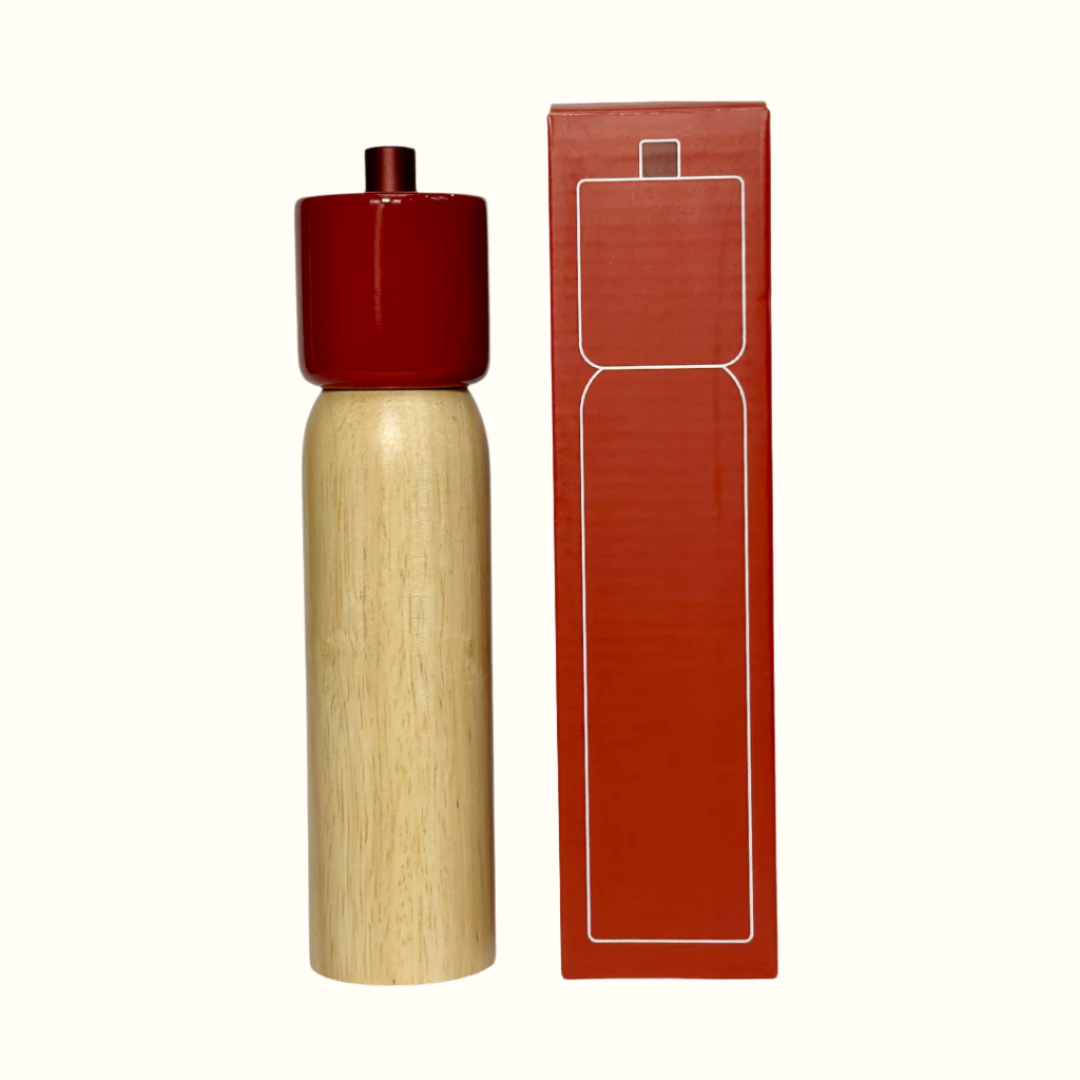 Salt & Pepper Grinder - Cherry Red & Red