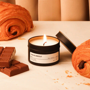 Pain Au Chocolat Soy Wax Candle Tin candle 90g