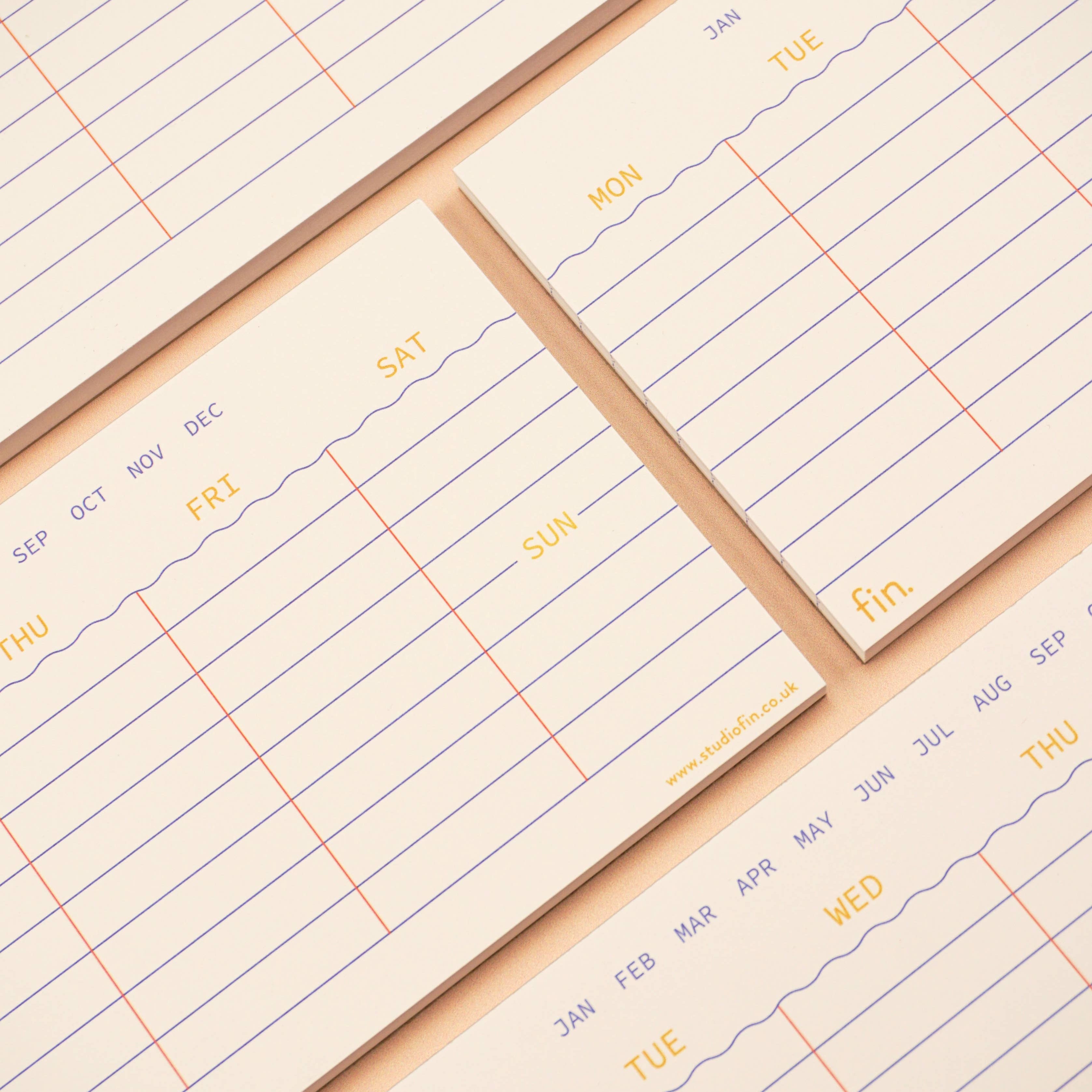 Mini Undated Weekly Planner