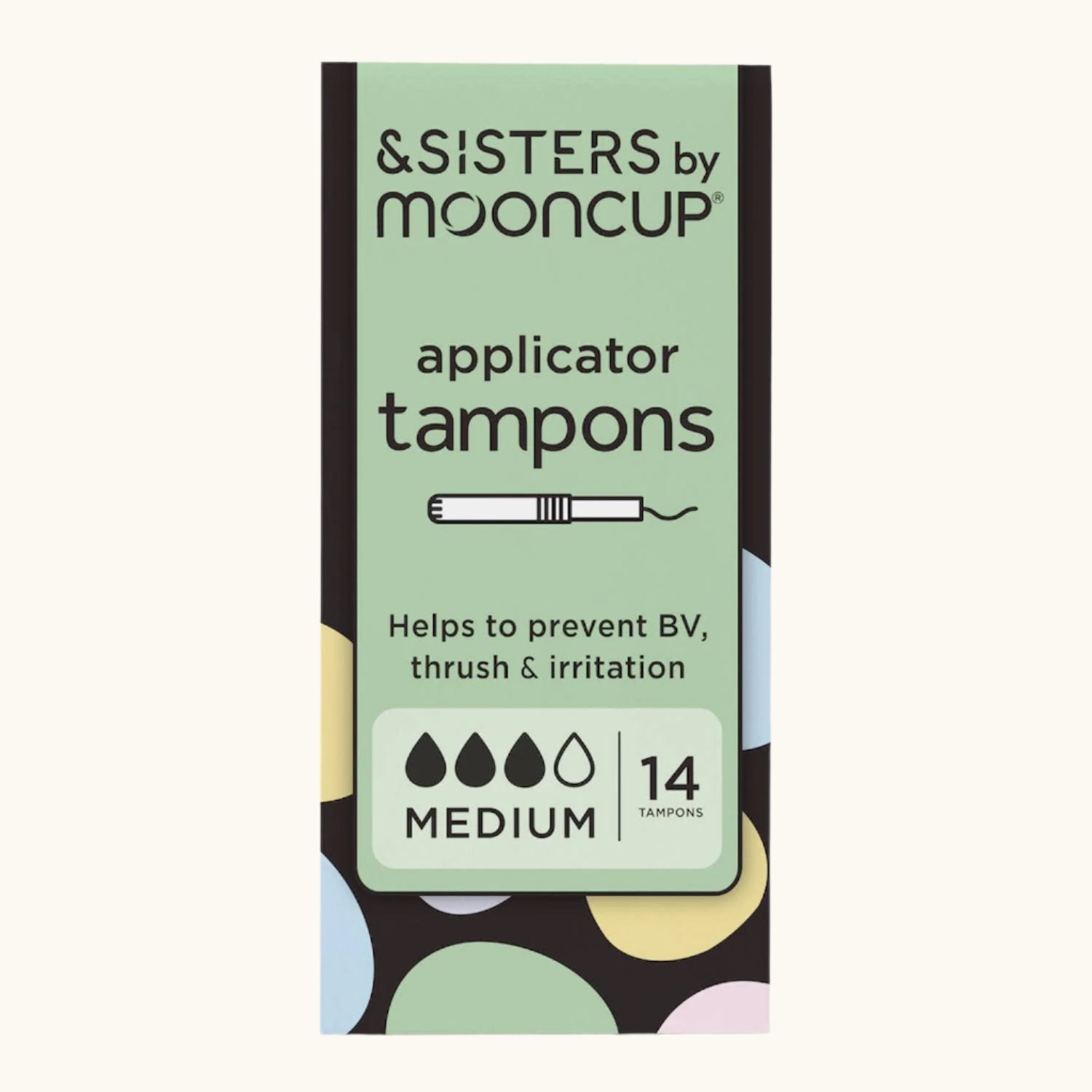 &SISTERS  Organic Tampons - Medium (14 pack)