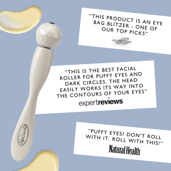 UpCircle Beauty UK - Plastic Free Eco Eye Roller for dark circles + puffy eyes