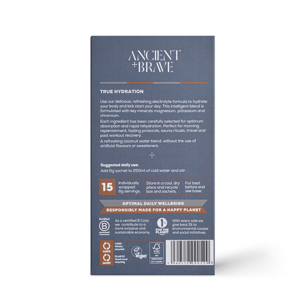 Ancient + Brave - True Hydration Sachets | 15 x6g