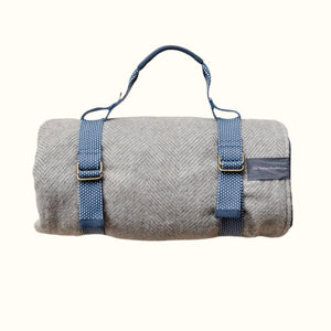 Recycled Picnic Carrier Straps ~ Navy