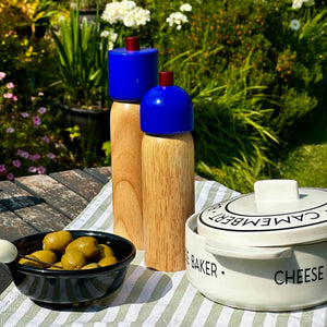 Salt/Pepper Grinder ~ Royal Blue & Red