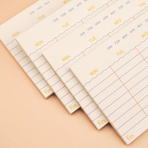 Mini Undated Weekly Planner