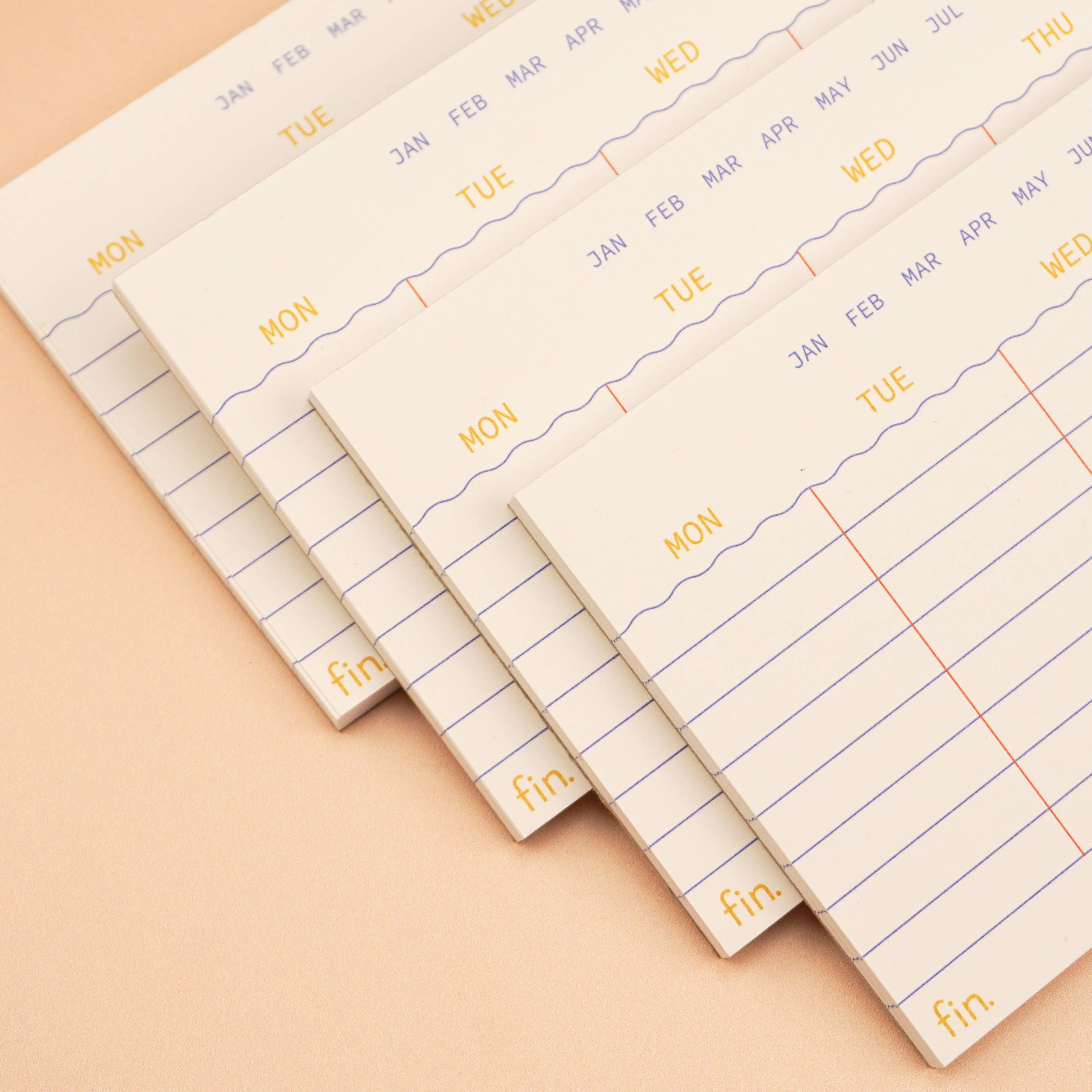 Mini Undated Weekly Planner