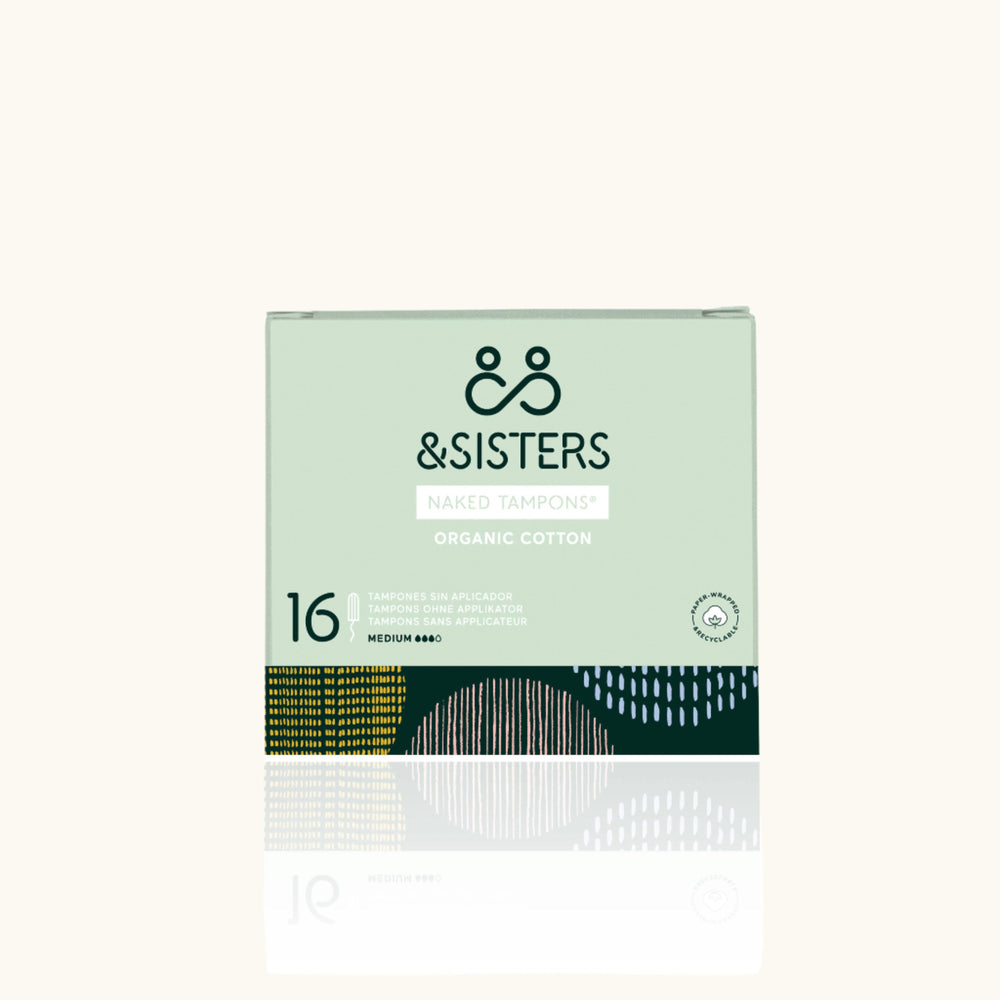 &SISTERS - Naked Tampons® | Medium (16 pack) | Plastic-free | Vegan